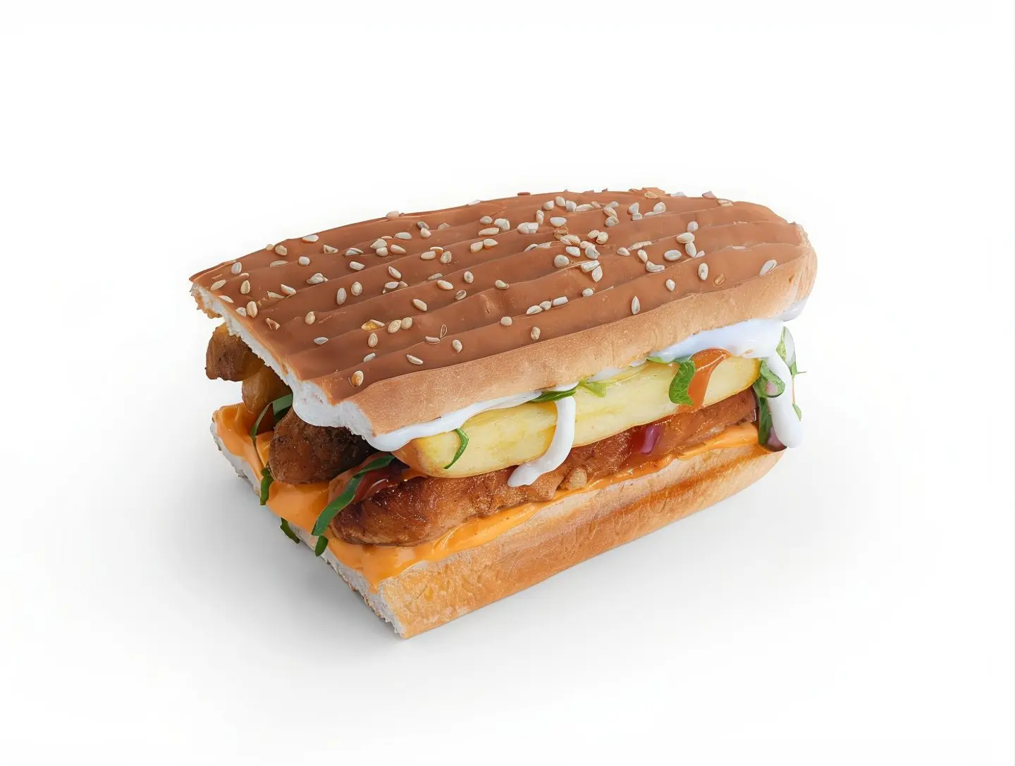 Half Jumbo Crazy Sandwich