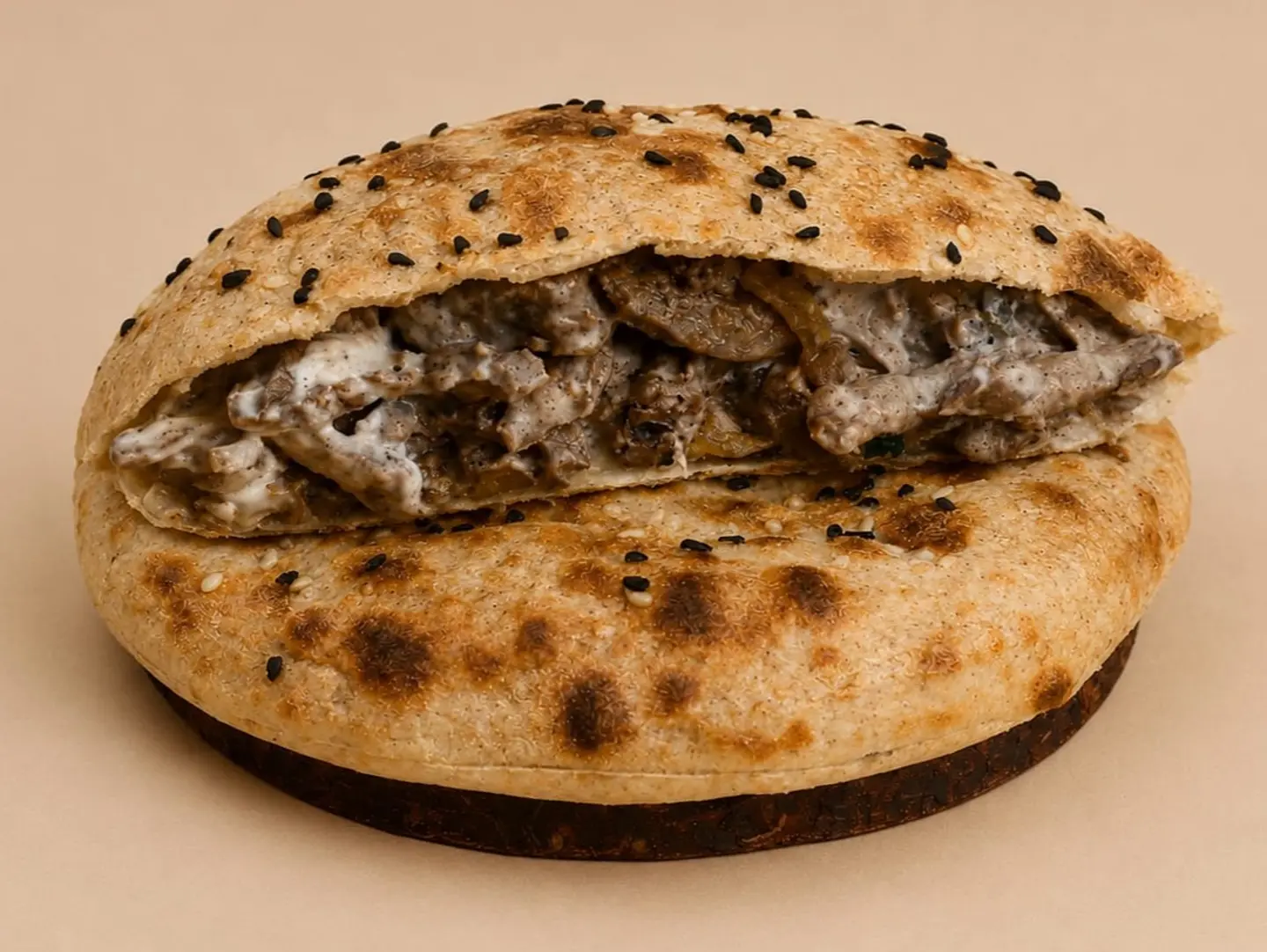 دويره كبده بالجبن بر