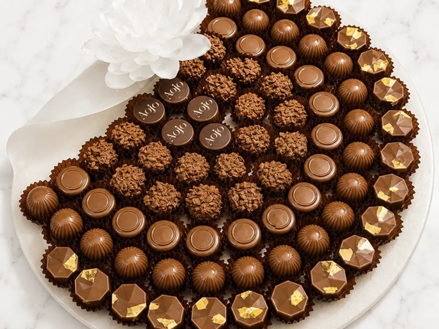 Golden Chocolate Tray