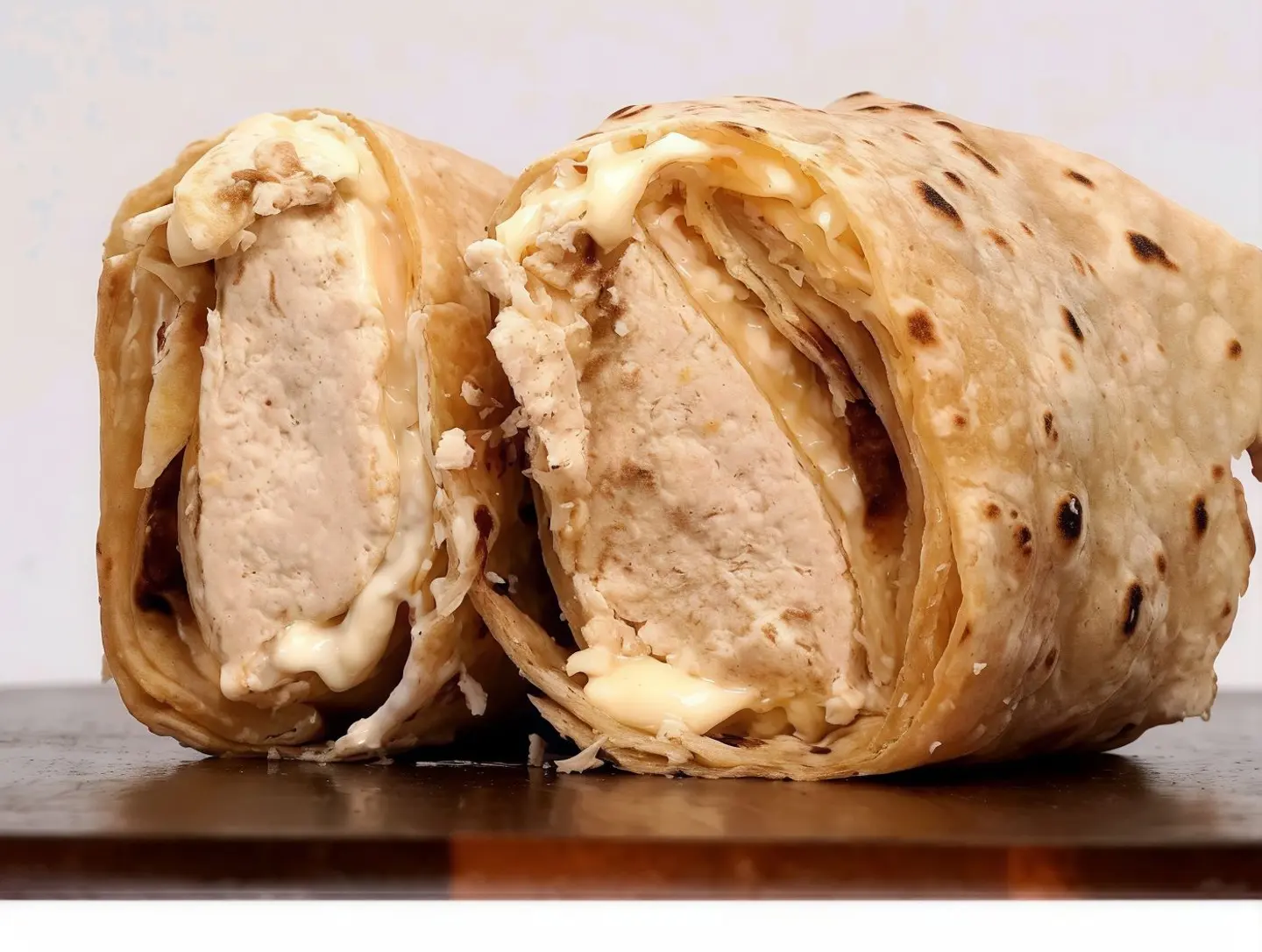 Chapati With Rahash And Cheese