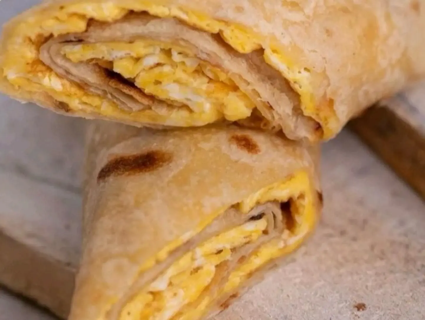 Chapathi With Egg Omlet.