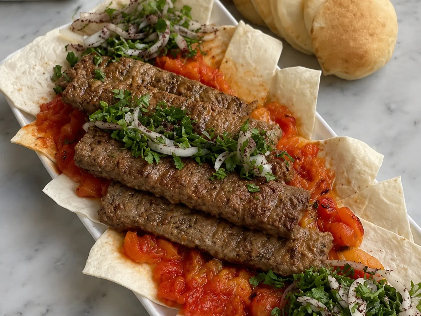 Khashkhash Kebab With Rice