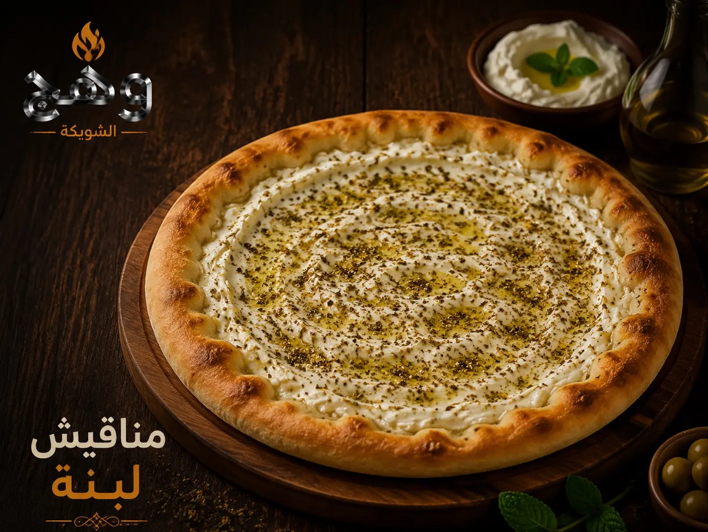 Labneh Manakish