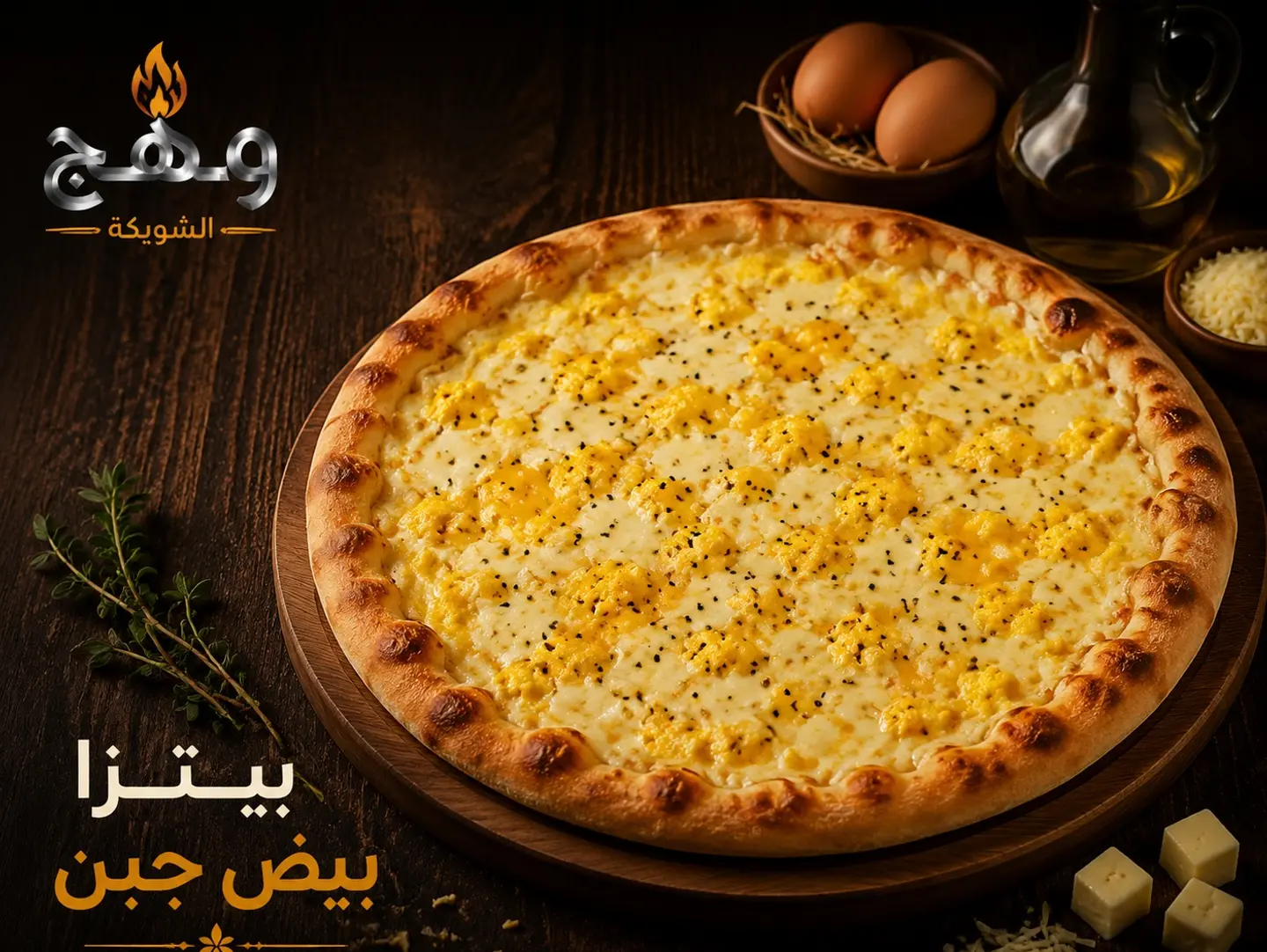 Egg & Cheese Manakish
