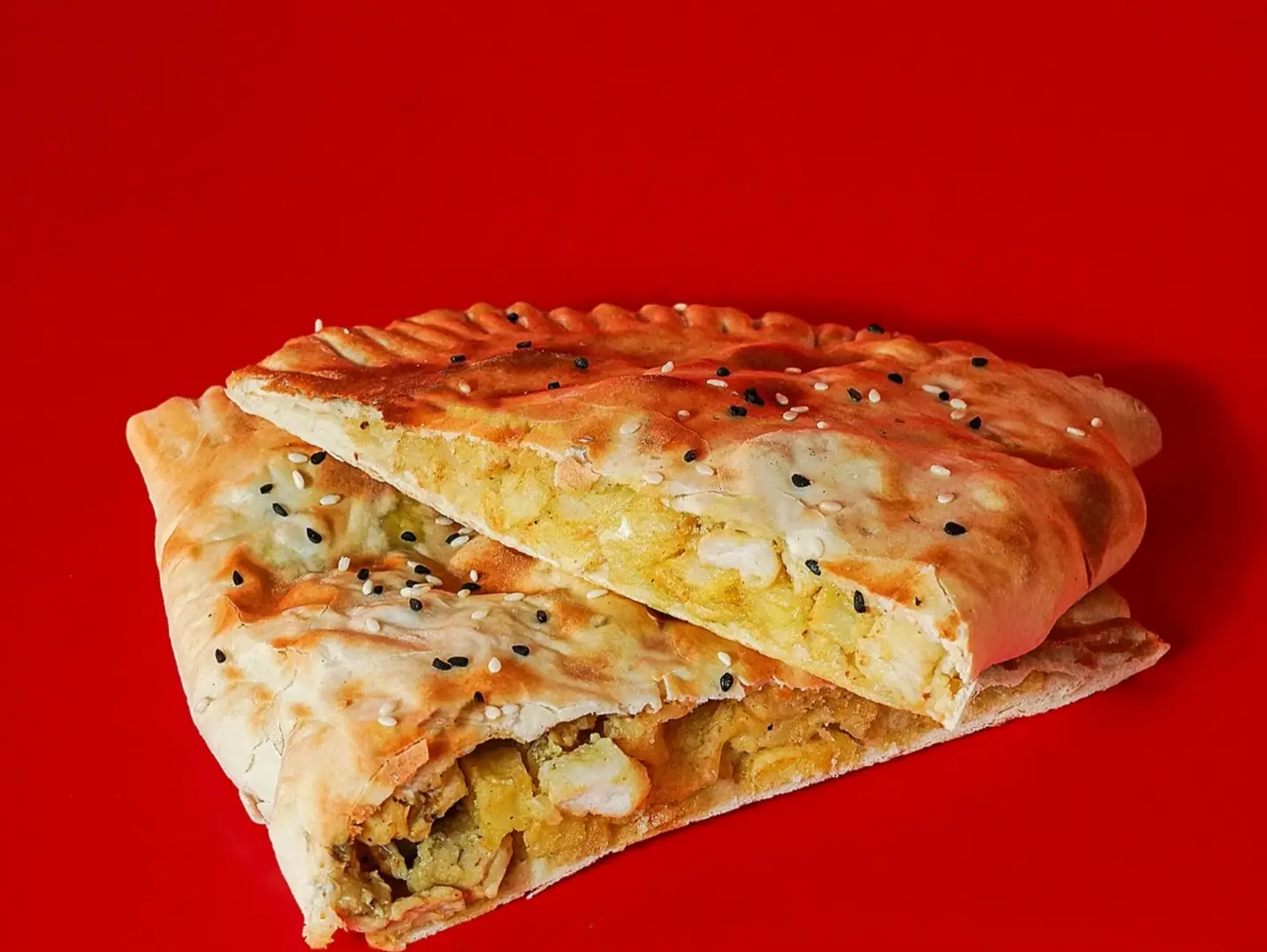 فطيرة فلافل جبنتين