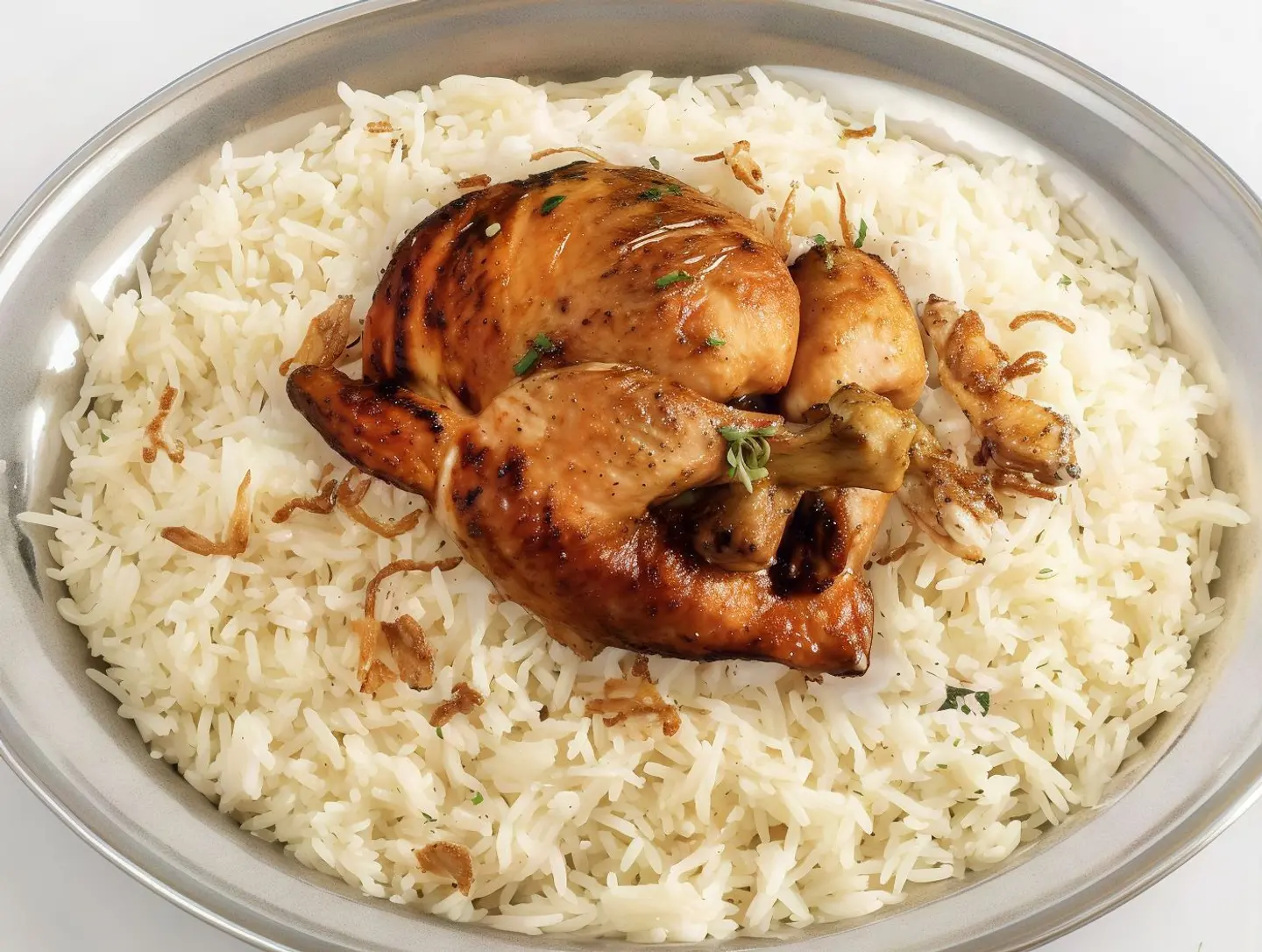 Grilled Chicken With Rice