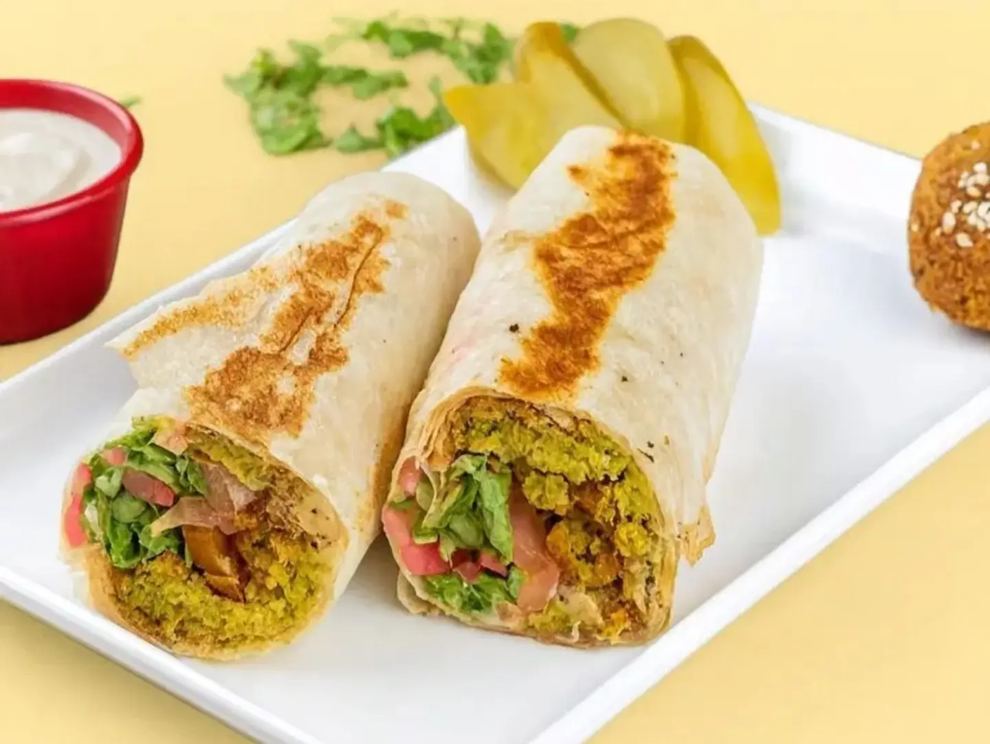Loaded Falafel Sandwich