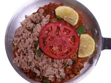 تونة بالفاصولياء
