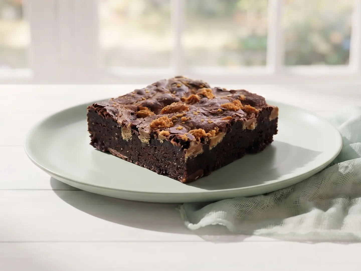 Brownie With Lotus