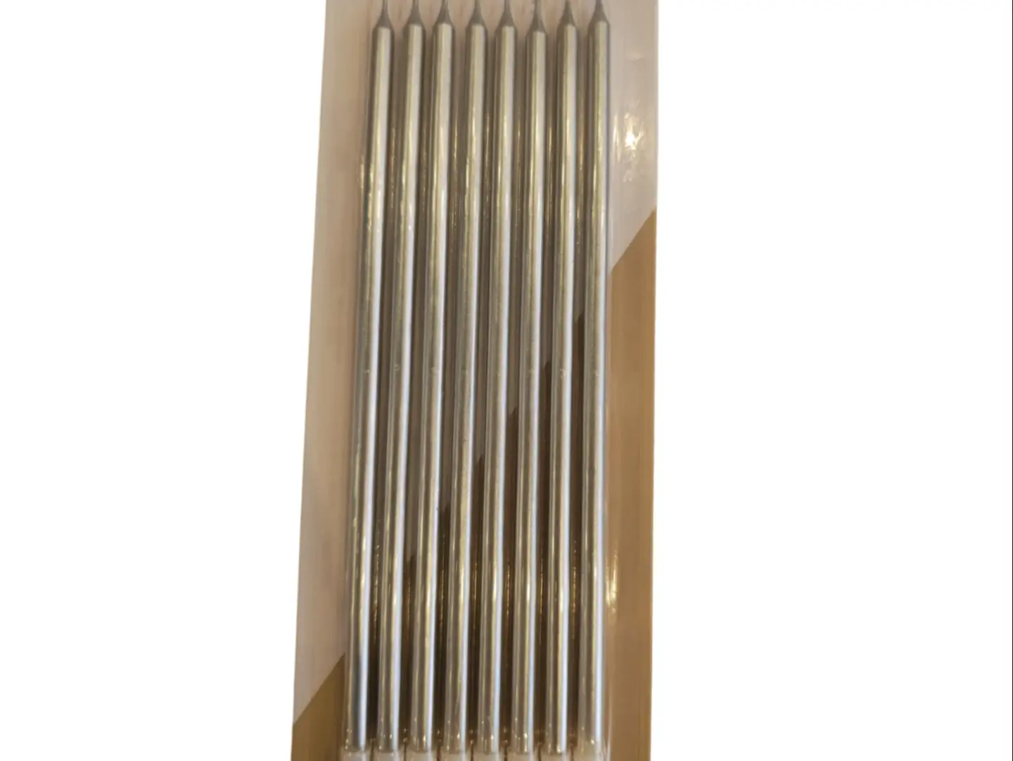 Long Silver Cnadles