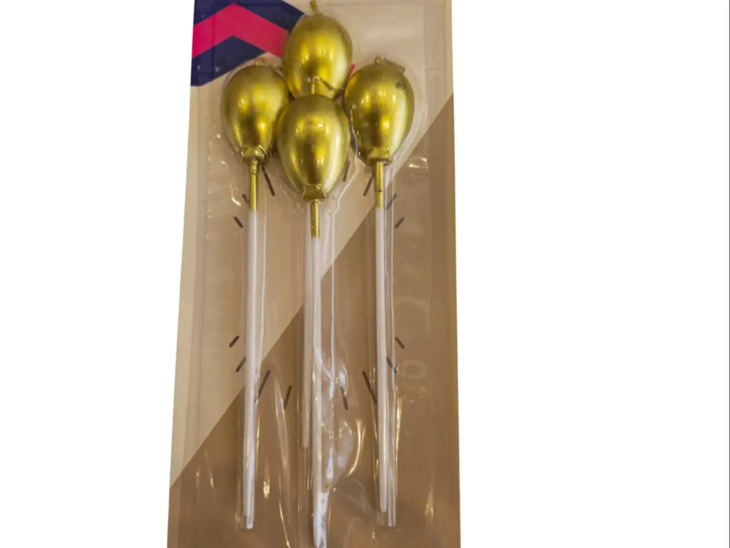 Ballons Candles ( Please Choose The Color) - Gold