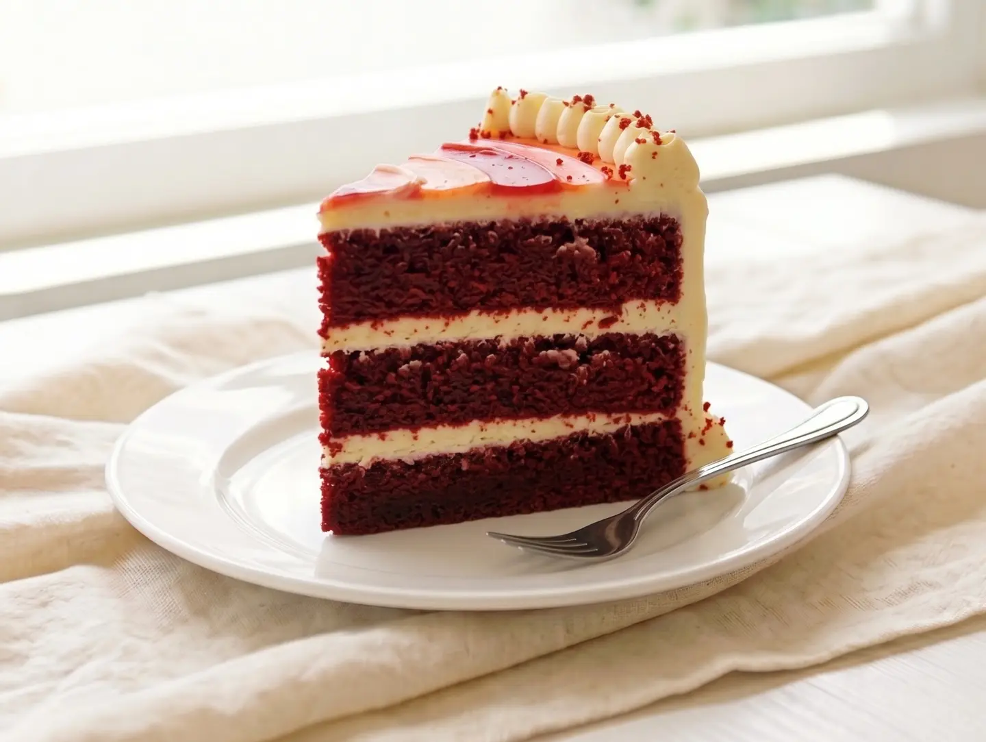 Red Velvt Cake Slice