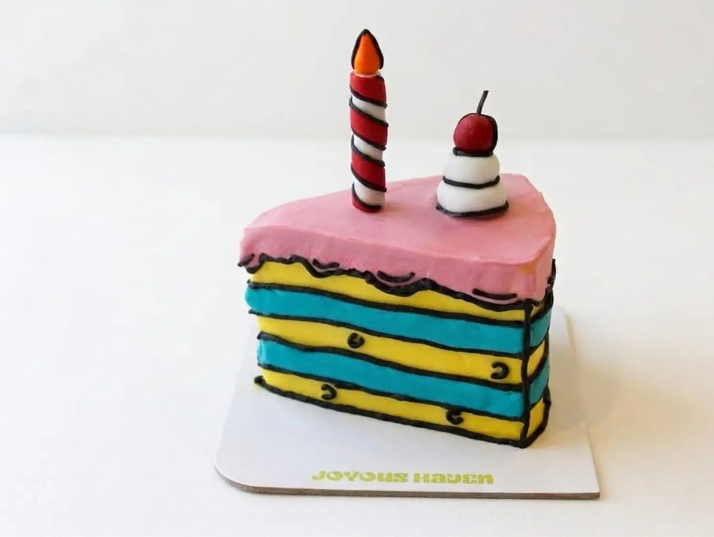 Comic Cake Slice