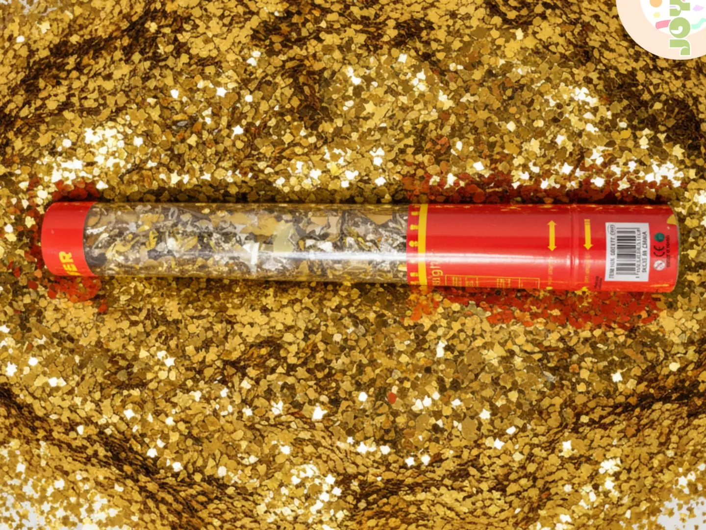 Large Gold Party Popper