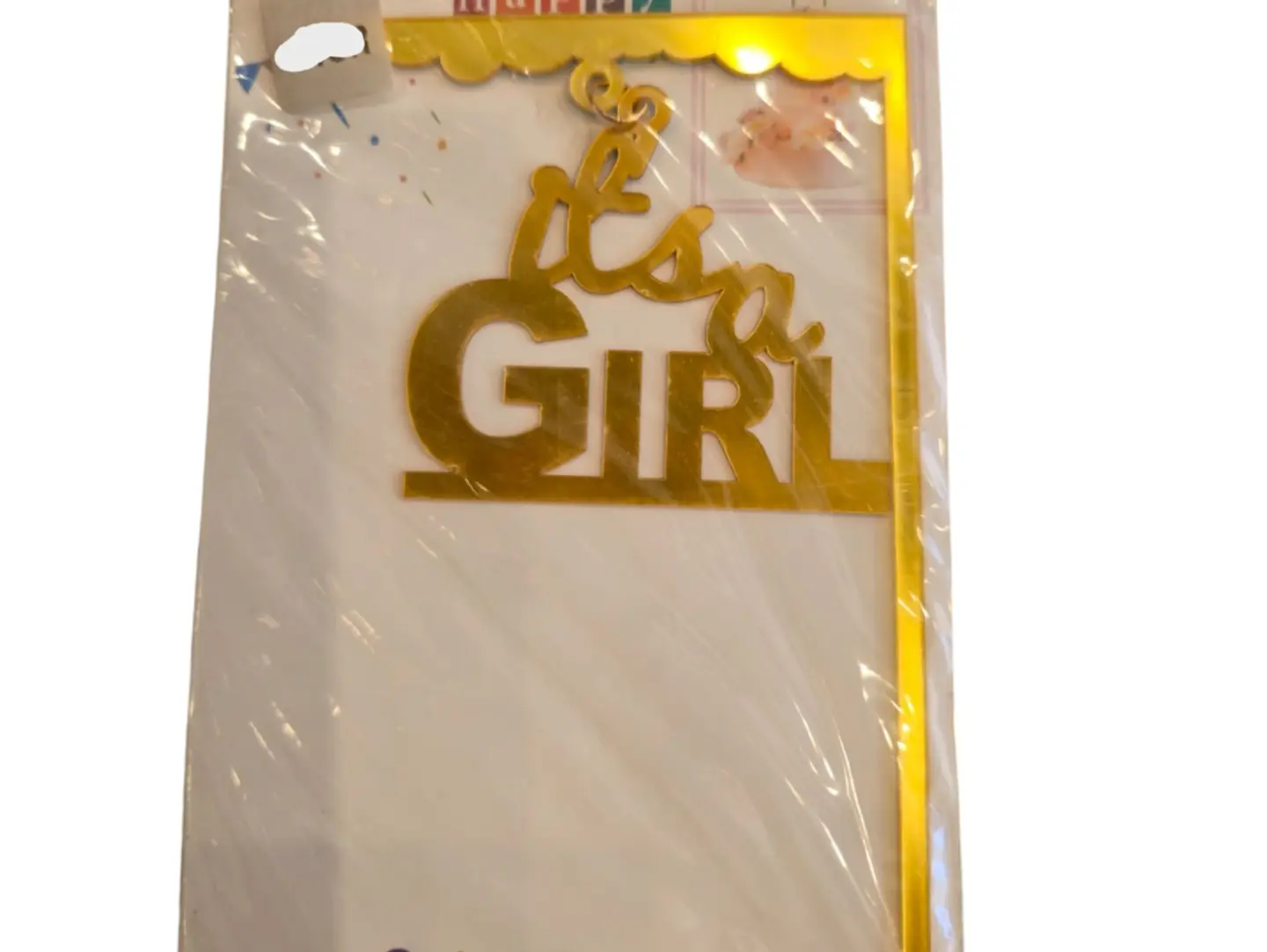 Its A Girl Gold