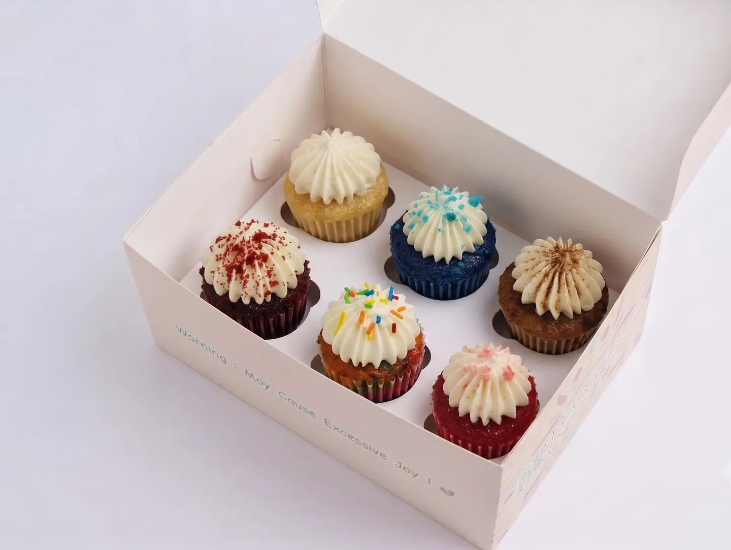 Mini Cupcakes In Various Flavors (Regular) - 6 Pieces