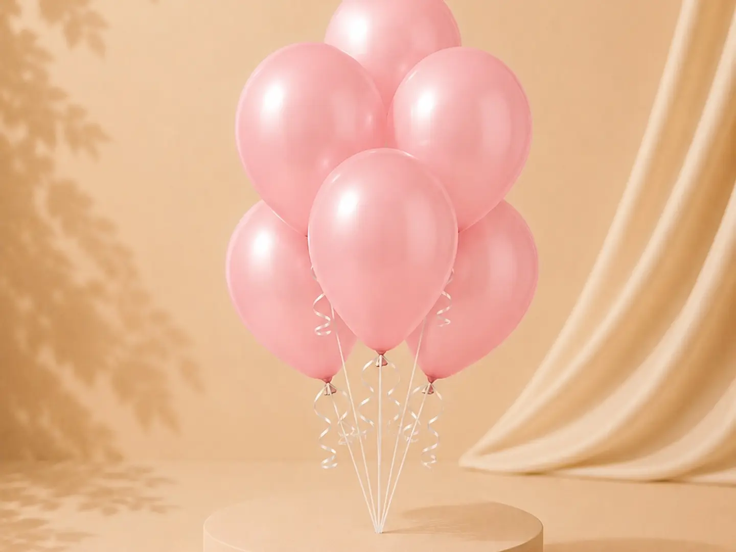 Pink Helium Balloon Bouquet