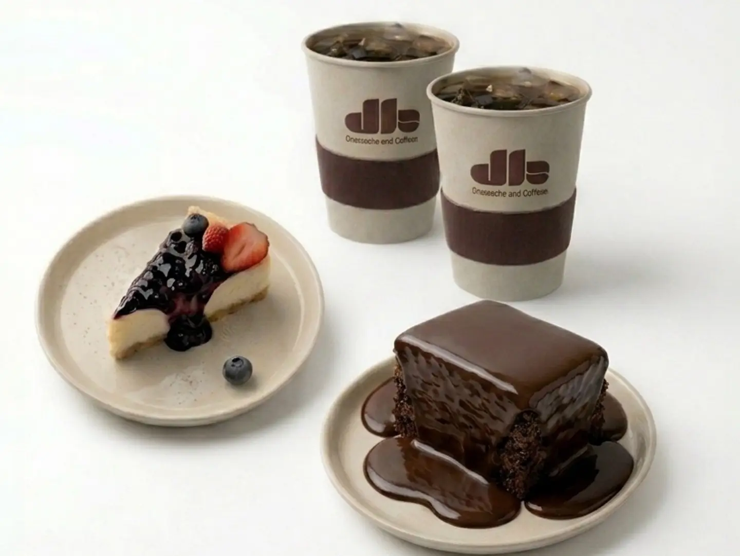 The Happiness Box Matilda Cake And Cheesecake With Two Iced Costa Rican Coffees
