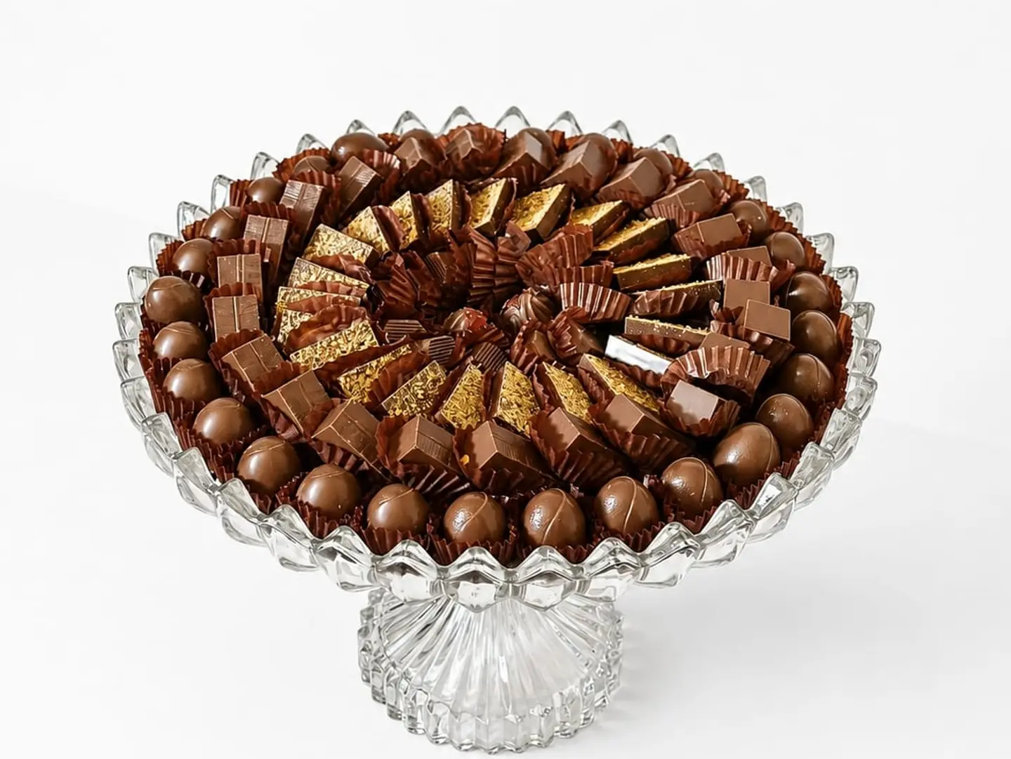 Luxury Belgian Chocolate Tray With Base