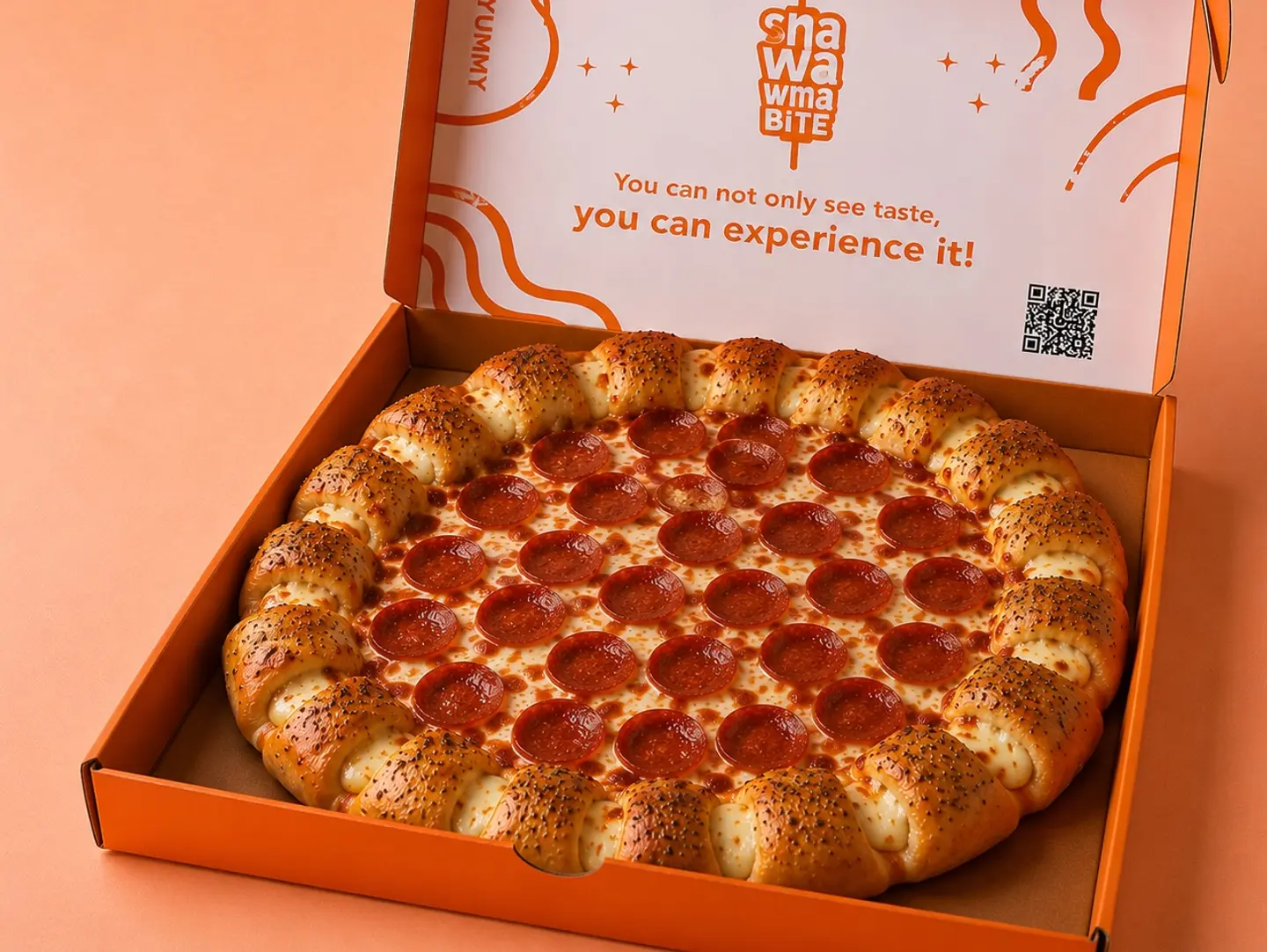 Stuffed Crust Pepperoni Pizza