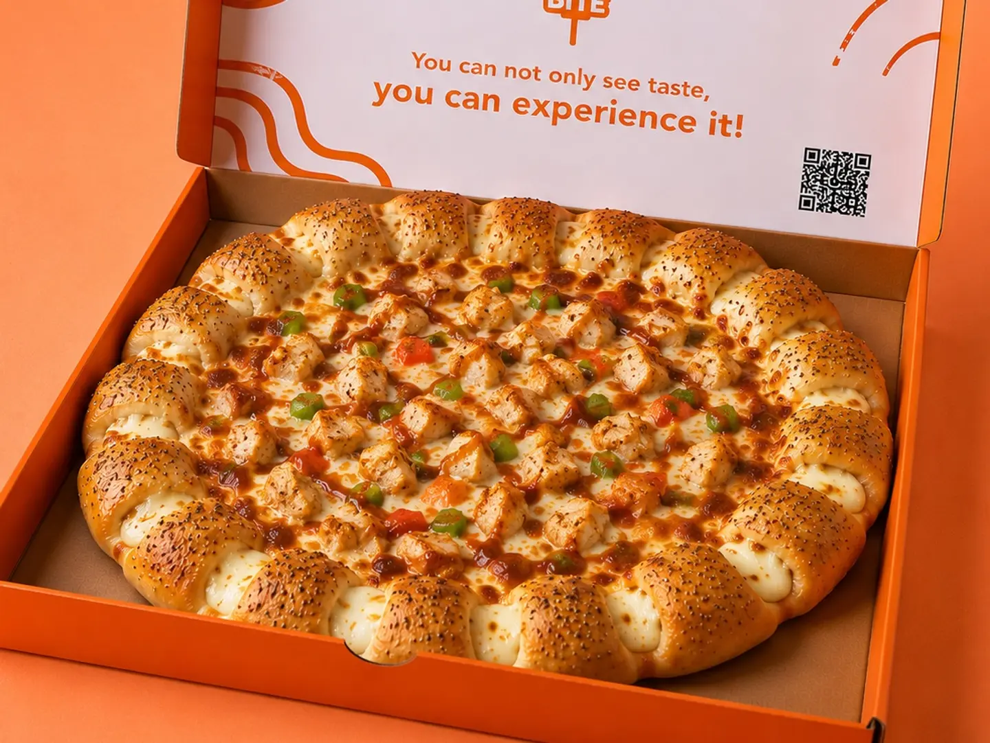 Stuffed Crust Chicken Pizza