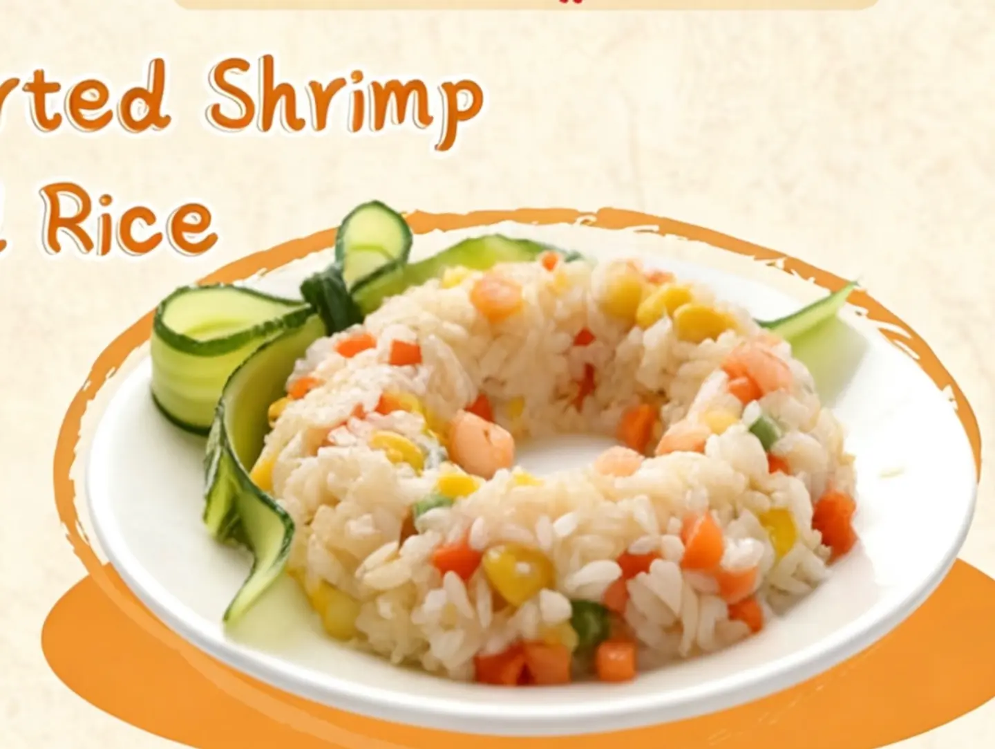 Seafood Fried Rice With Herb Flakes