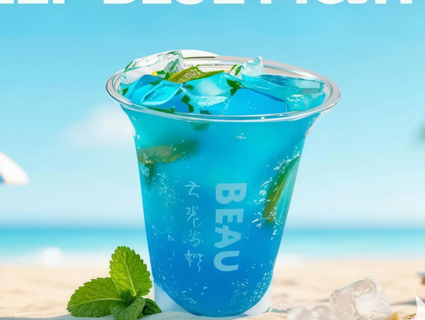 Deep Blue Mojito