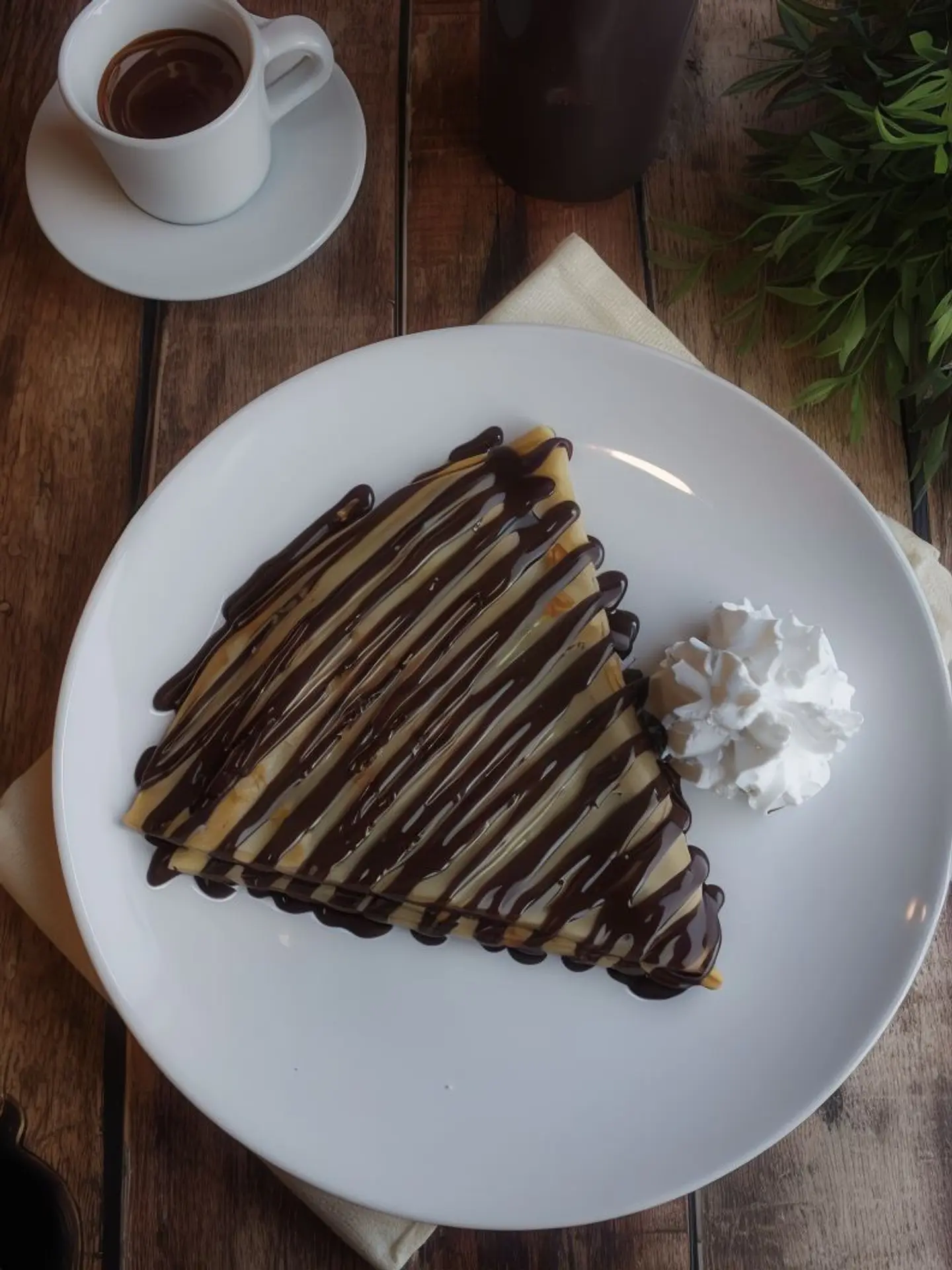 Belgian Chocolate Crepe