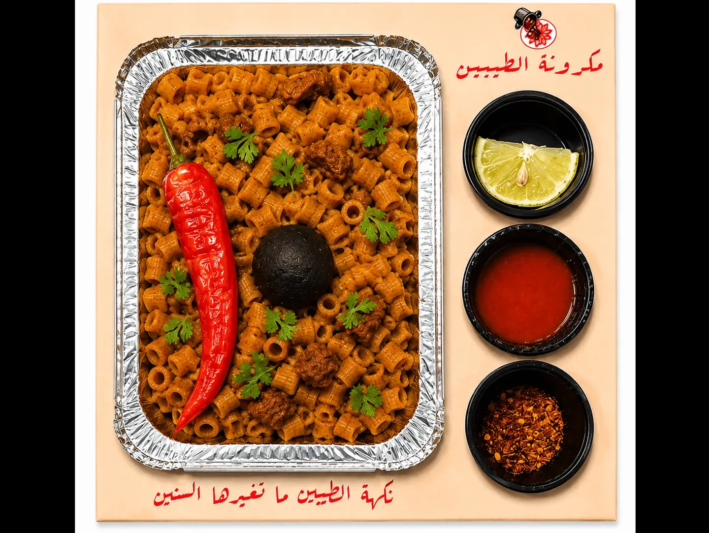 Al Tayebeen Pasta With Chicken And Hot Chili