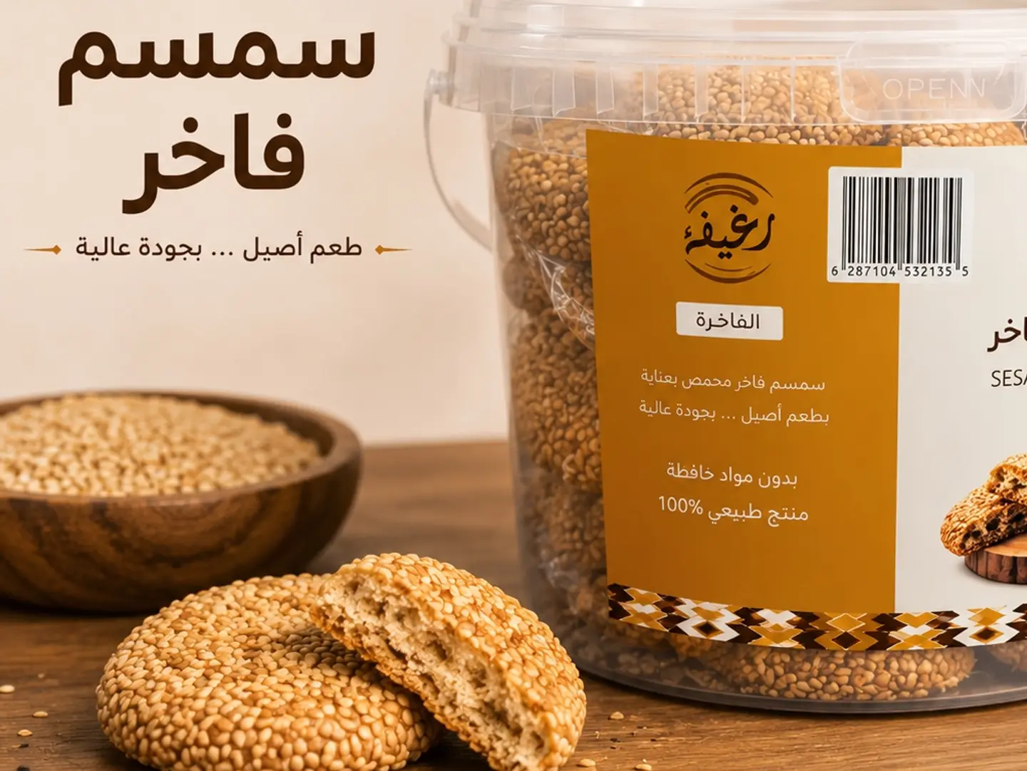 Sesame Cookie Box
