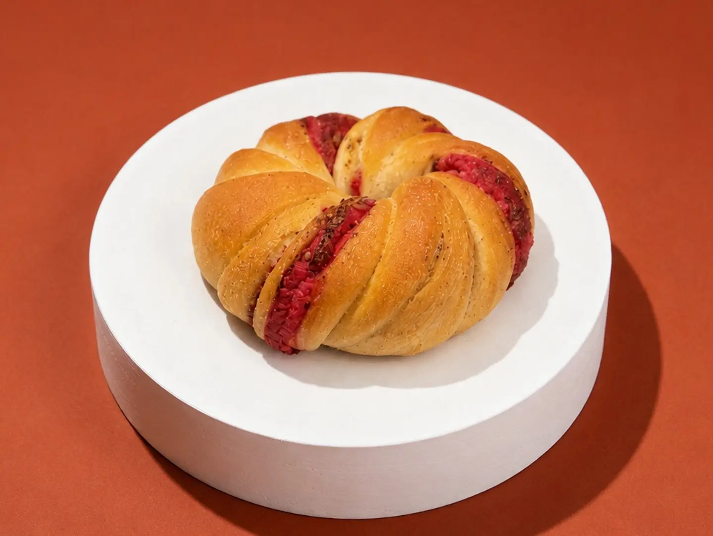 Pomegranate And Thyme Babka