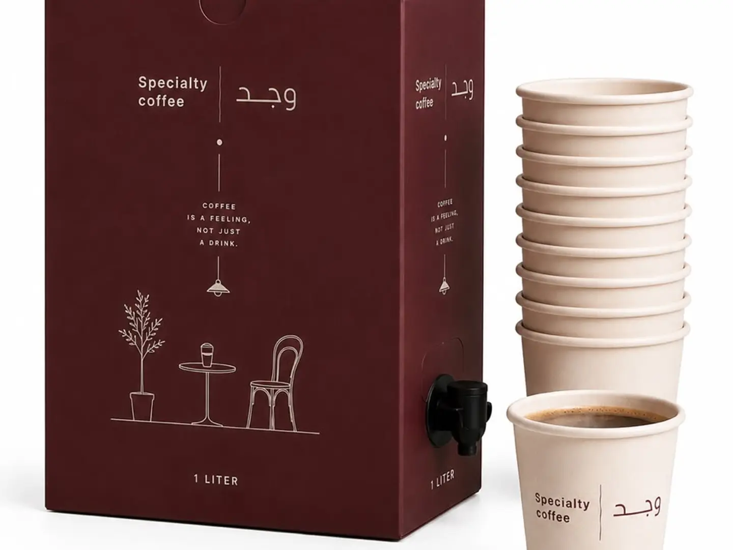 بوكس قهوة اليوم حار