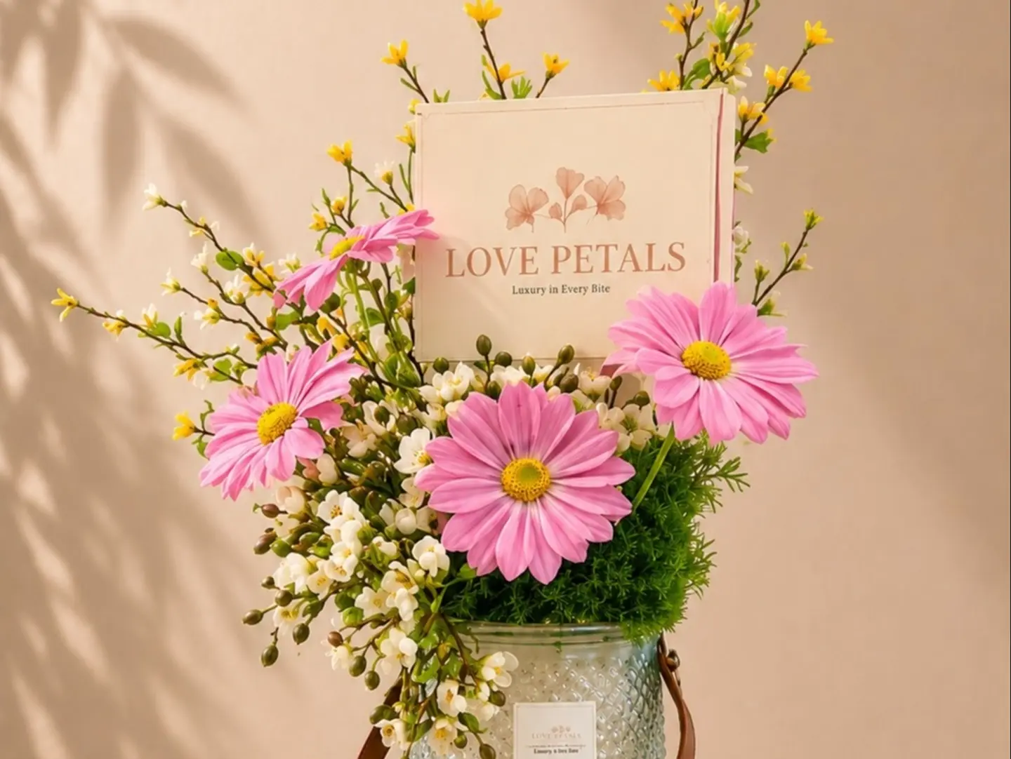 48 Love Petals Bouquet With Chocolate Box