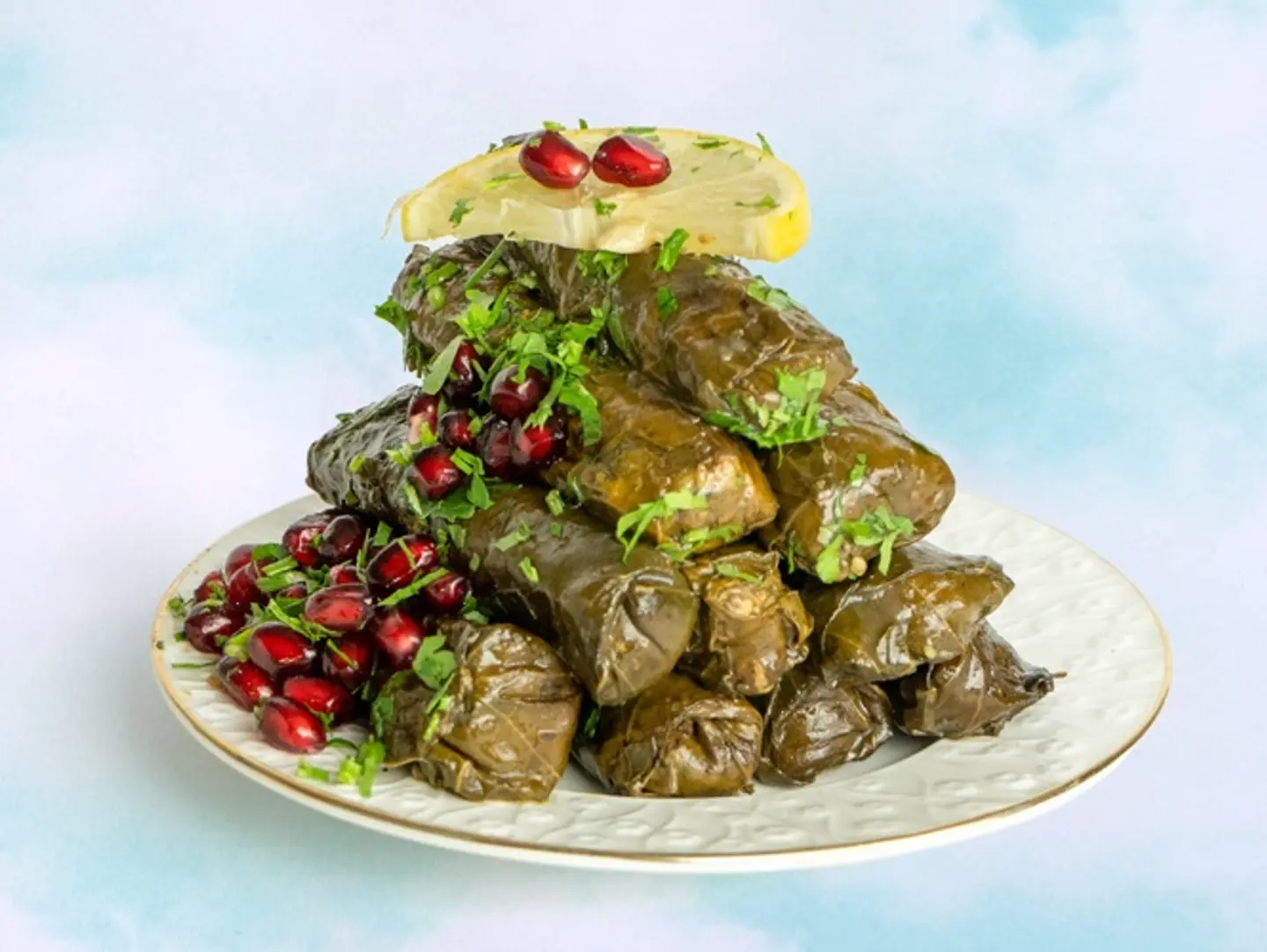Sweet And Sour Stuffed Grape Leaves