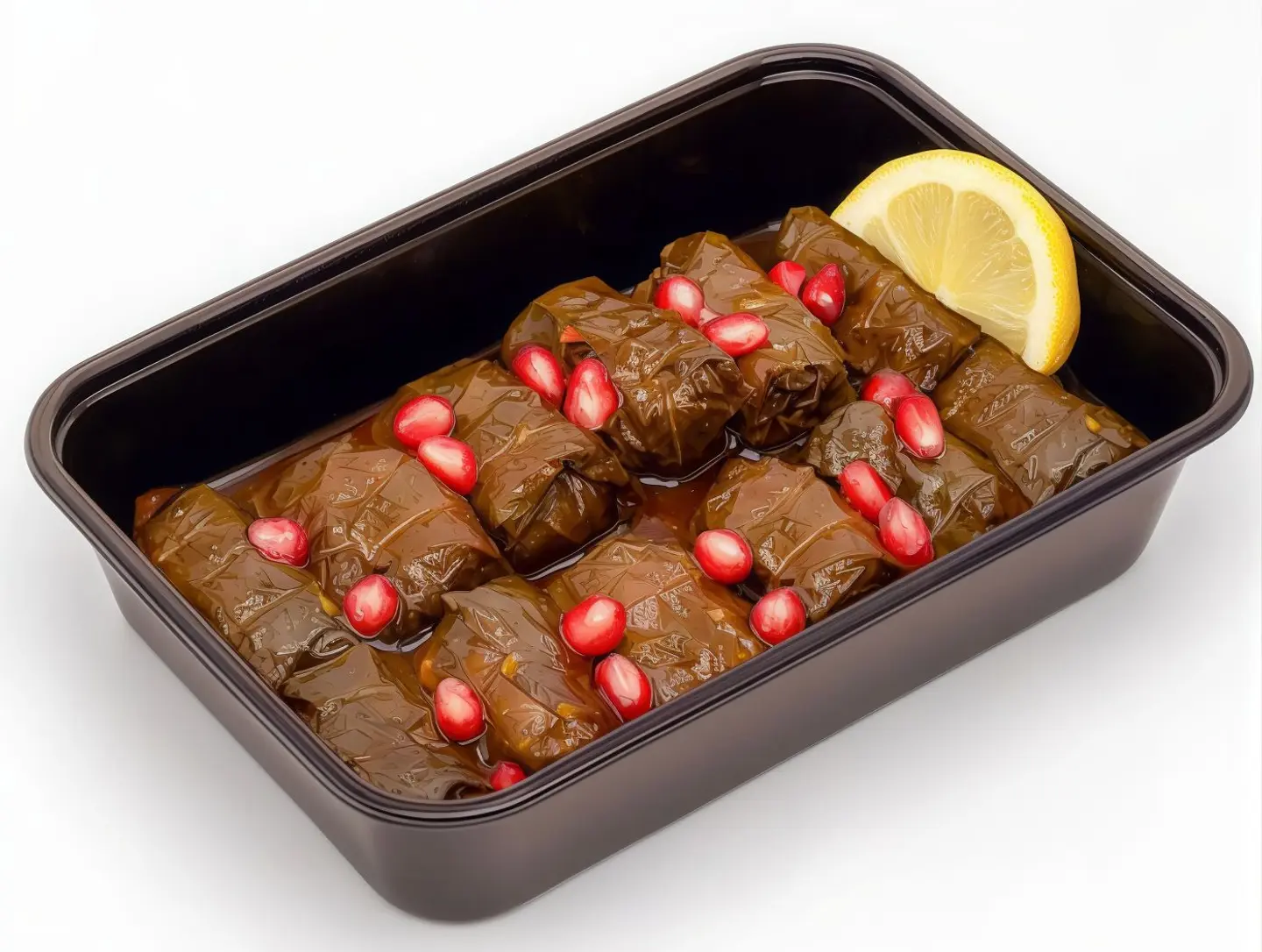 Mini Sweet And Sour Stuffed Grape Leaves
