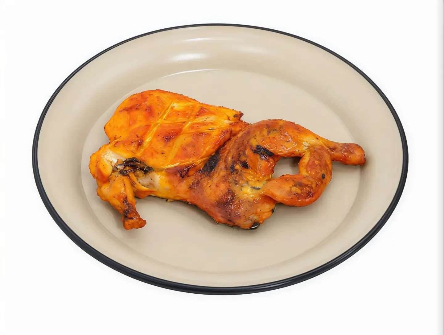 Half A Charcoal Grilled Chicken