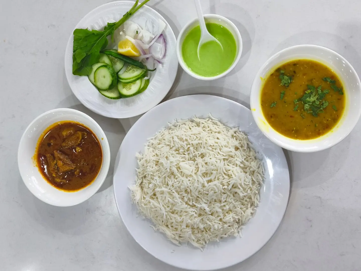 Dal Rice With Mutton
