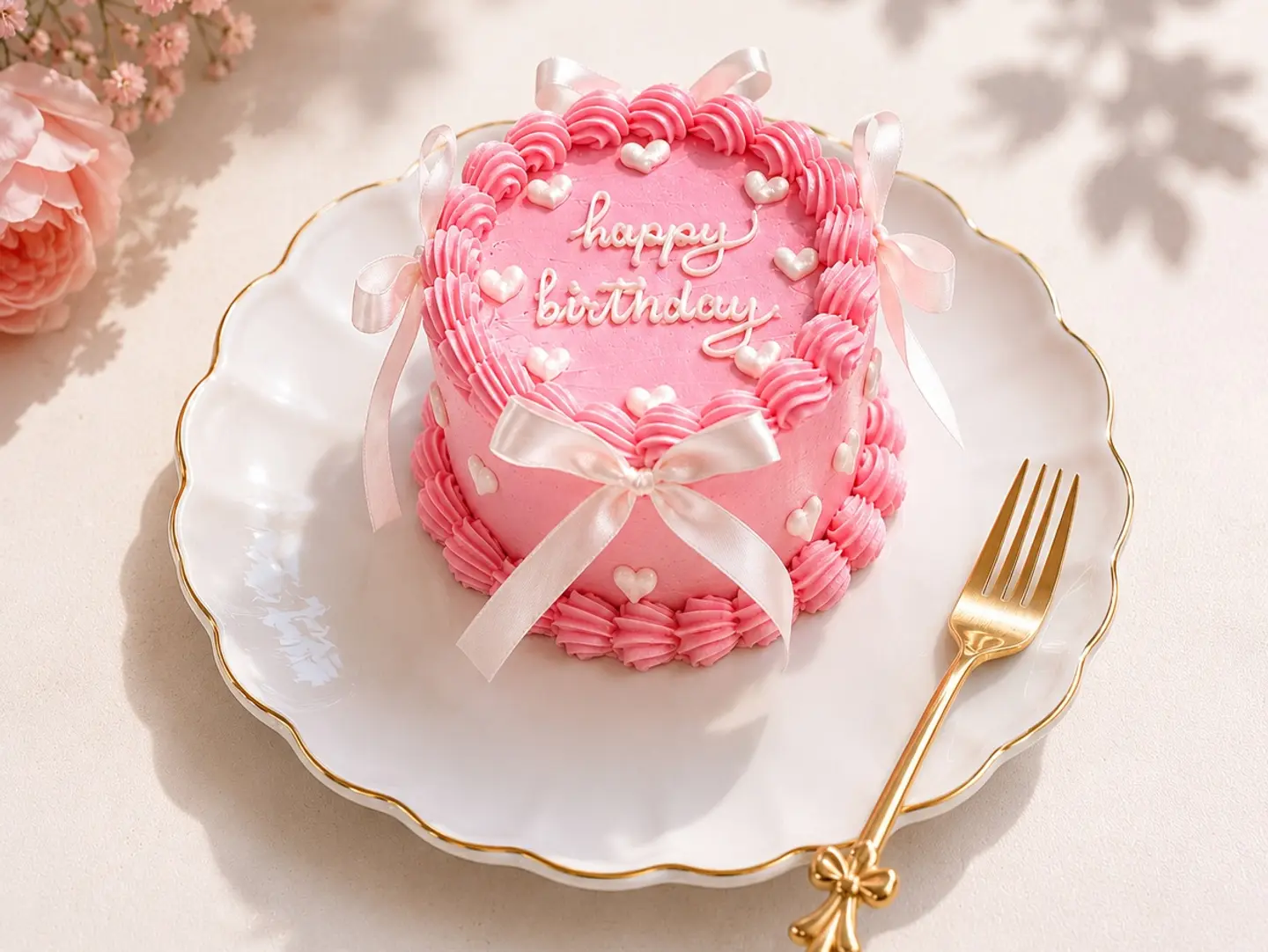 Mini H.B.D Cake