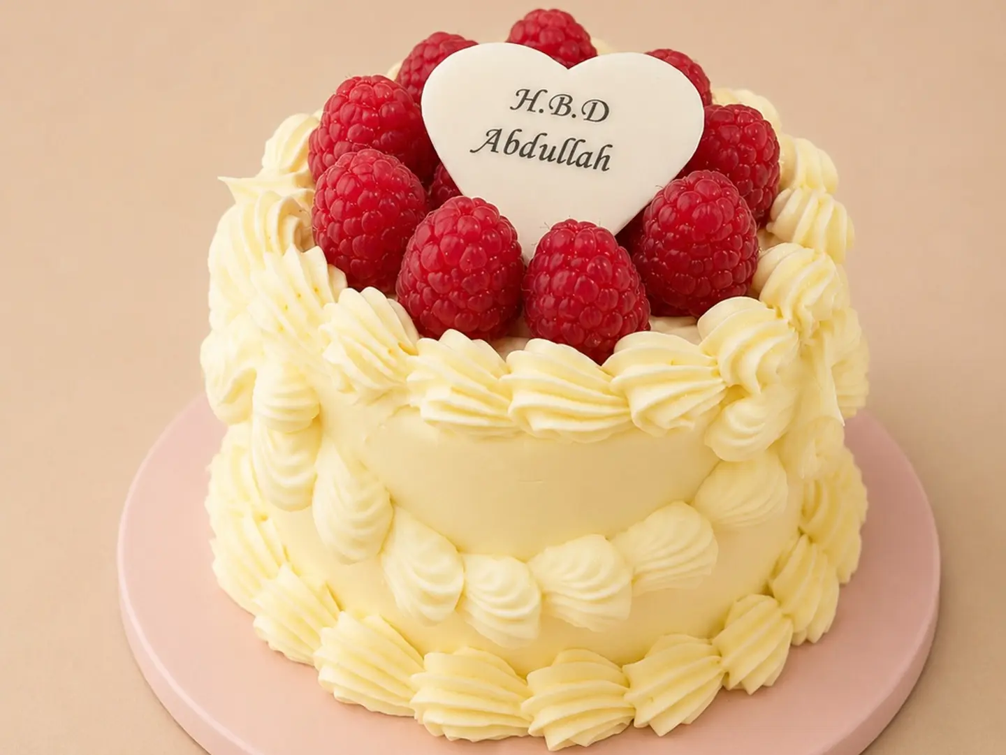 Mine Raspberry Cake