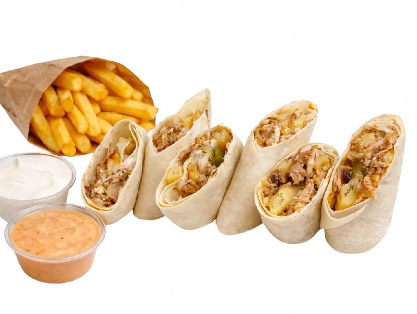 شاورما عربي دجاج ٦ قطع