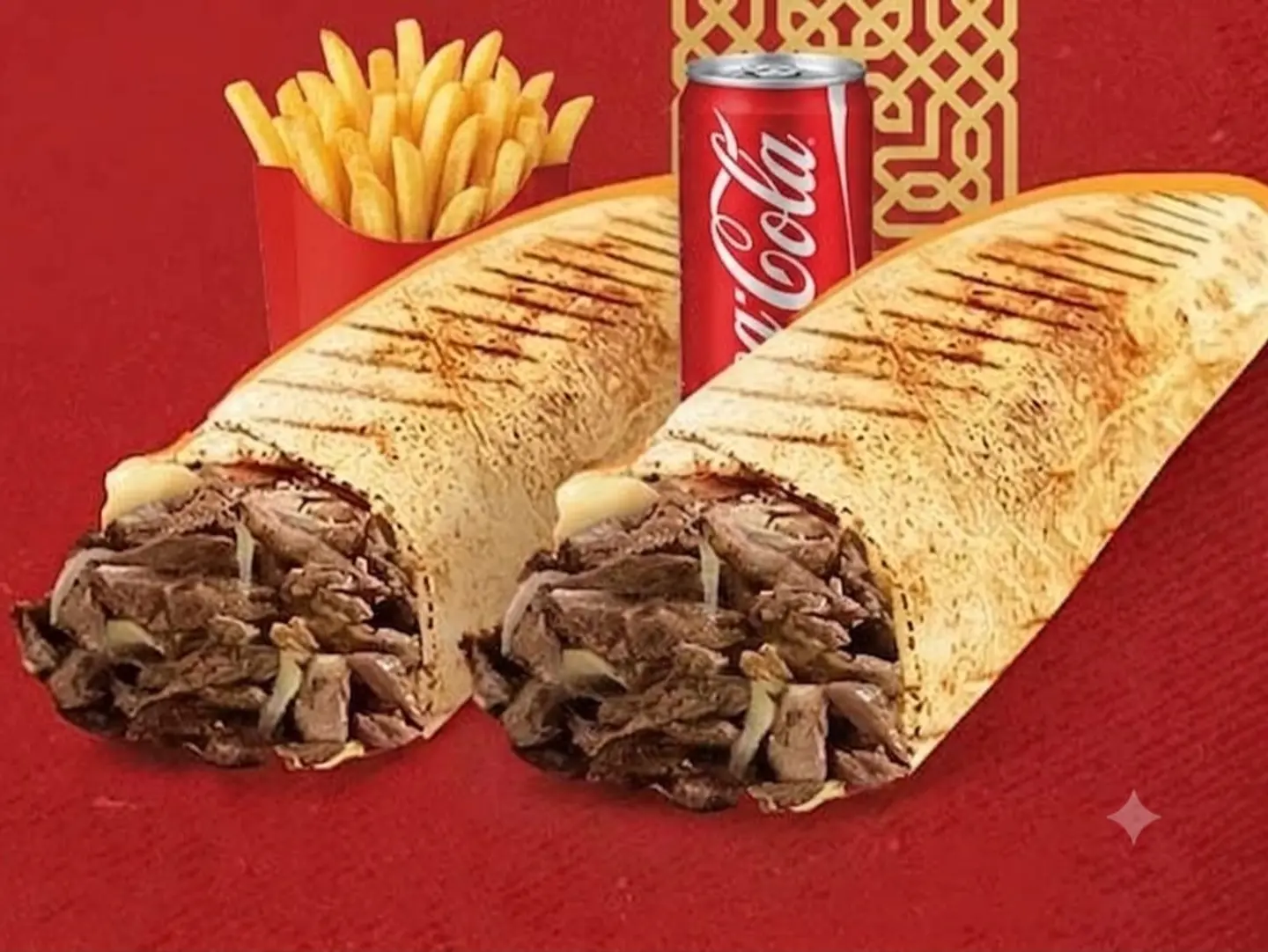 2 Shawarma Meat Small Combo