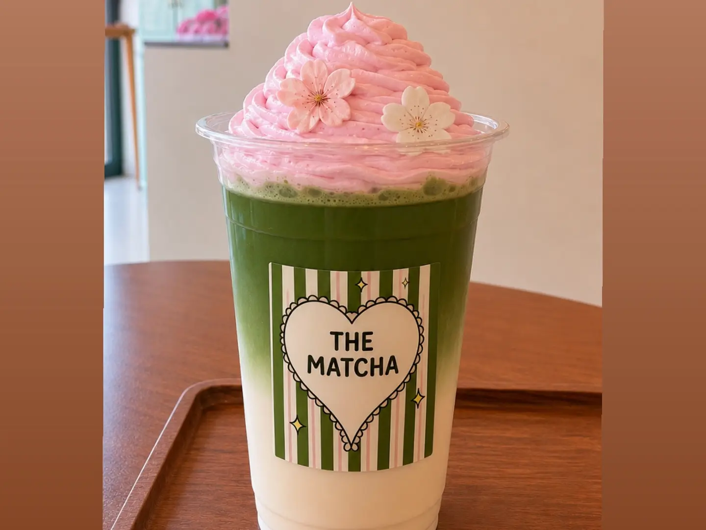 Iced Strawberry Matcha