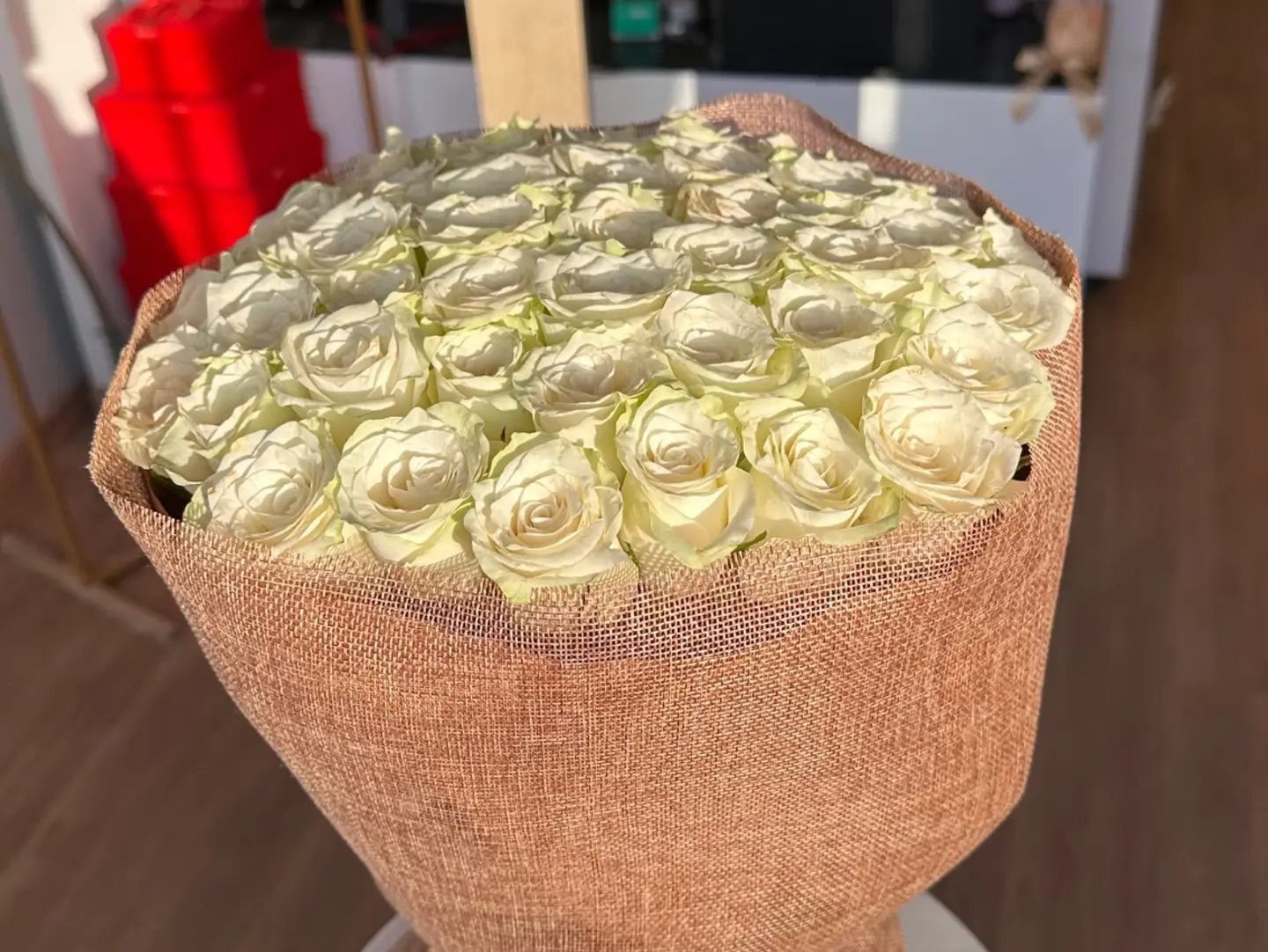 Bouquet Of White Rose Base