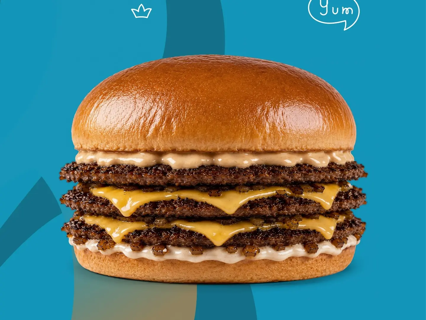 Triple Smash Burger