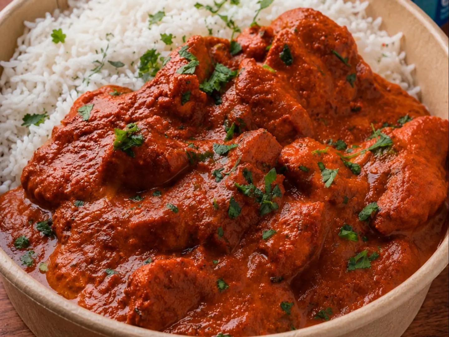 Ghee Rice With Chicken Tikka Masal