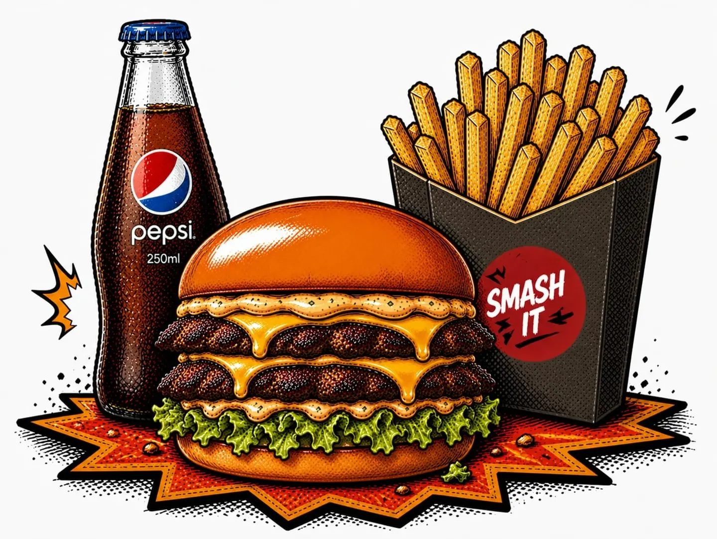 Double Smash Meal