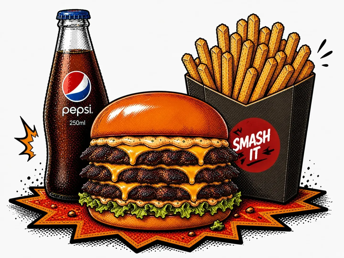 Triple Smash Meal