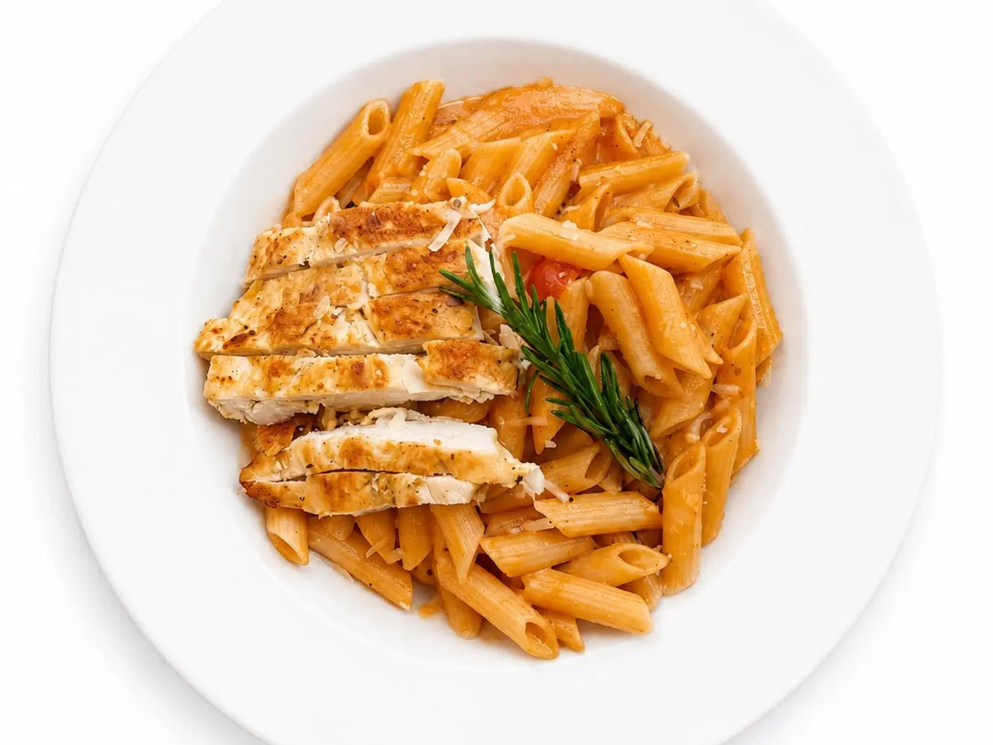 Pink Sauce Pasta With Chicken