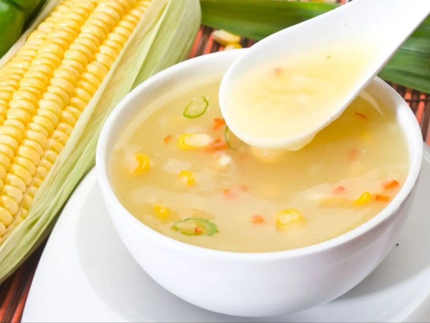 شوربة ذرة حلوة