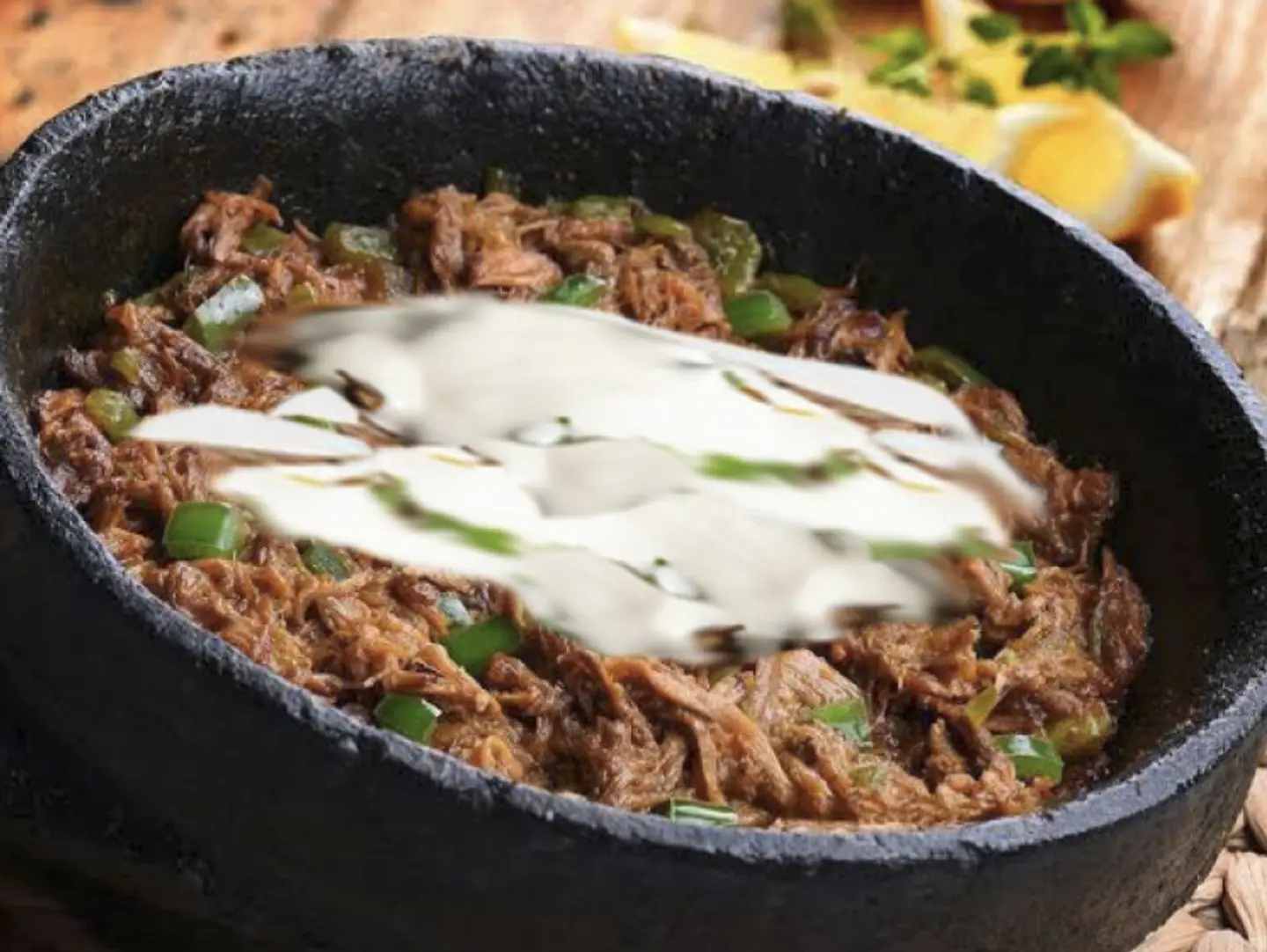 Meat Maqlaqal With Cheese Plate